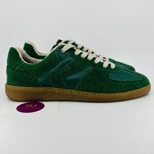 Verbenas Women's Sora Green Suede Leather Casual Athleisure Sneakers Size 40 EU